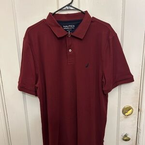 Nautica Men's Deep Red Polo Shirt